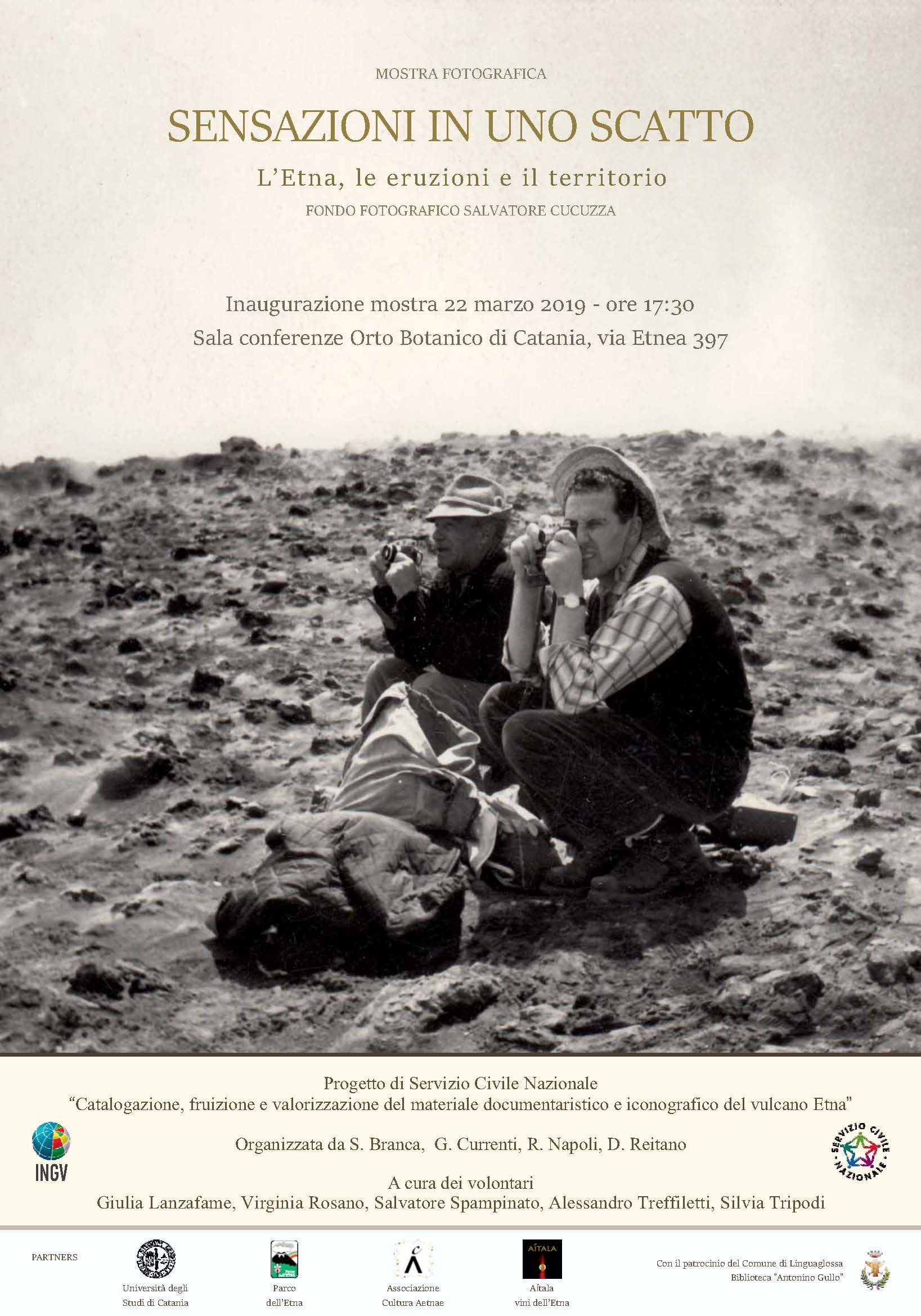 Mostra fotografica "SENSAZIONI IN UNO SCATTO: L’Etna, le eruzioni e il territorio"